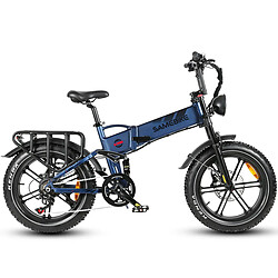 Avis Vélo électrique SAMEBIKE RS-A02 - moteur 750W batterie 48V17AH autonomie 55KM frein à disque hydraulique - Bleu