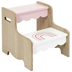 The Home Deco Kids Marchepied enfant en MDF Kidsroom Arc en ciel. Marchepied enfant en MDF Kidsroom Arc en ciel