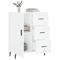 Acheter Maison Chic Buffet,Meuble de Rangement,commode pour salon,Cuisine blanc 69,5x34x90 cm bois d'ingénierie -MN66100