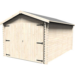 Decor et jardin Garage bois Gamache - 14.24 m² - 2.98 x 4.78 x 2.56 m - 28 mm