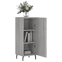 Acheter Maison Chic Buffet,Meuble de Rangement,commode pour salon,Cuisine Sonoma gris 34,5x34x90 cm Bois d'ingénierie -MN14620