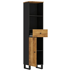 Avis Maison Chic Armoire de salle de bain,Meuble de rangement,Meuble haut 38x33x160 cm bois massif de manguier -GKD452364