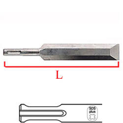 Burin ciseau à bois SDS-Plus Longueur 175mm Largeur 20mm BOSCH 2608690006