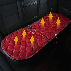 Wewoo Couverture chauffante de coussin de siège de voiture arrière 12V pour chauffée en hiver rouge 