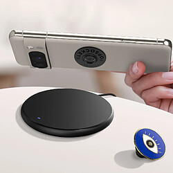 Avizar Popsockets PopGrip Design Evil Eye pour Smartphone, Bague et Support Universel Bleu pas cher