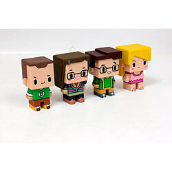 BIG BANG THEORY - Set of 4 PIXEL Figures - Model 1 