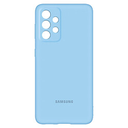 Coque Samsung Galaxy A72 Soft Touch Silicone Cover Original bleu