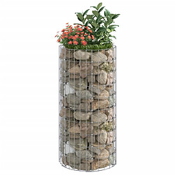 Acheter vidaXL Poteau à gabion circulaire Acier galvanisé Ø50x100 cm