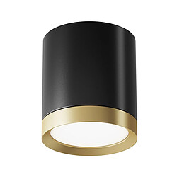 MAYTONI Downlight monté en surface noir, or, 9,6 cm, GX53