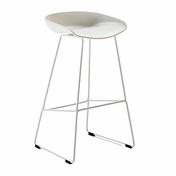 Tabouret Thai Natura Blanc 48 x 83 x 45 cm