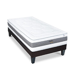 HYPSOM Ensemble Sublime Ensemble SUBLIME 90x200 cm | Matelas Mémoire de forme + Sommier Bois