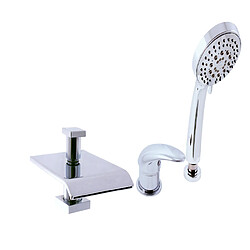 Maison De La Tendance Mitigeur baignoire DUNAI 3 trous en chrome avec inverseur