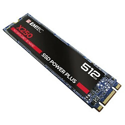 Emtec X250 M.2 512 Go Série ATA III 3D NAND