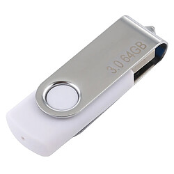 Avis Wewoo Clé USB Disque Flash USB 3.0 Twister de 64 Go USB Blanc