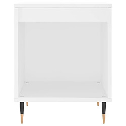 Acheter vidaXL Tables de chevet 2 pcs blanc 40x35x50 cm bois d’ingénierie