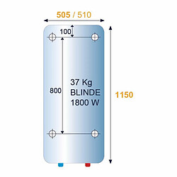 Chauffe eau électrique vertical mural blindé INITIO 150L ARISTON – 3000570