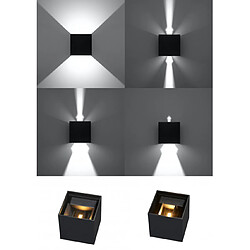 Avis Luminaire Center Applique murale LUCA aluminum noir ampoules