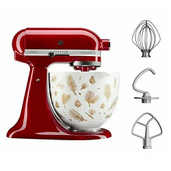 Robot pâtissier multifonction 4.8l 300w rouge - 5KSM156PBEGD - KITCHENAID