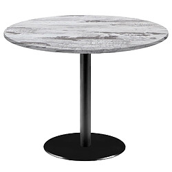 Restootab Table Ø120cm - modèle Rome chêne d'islande