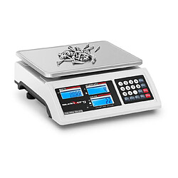 Helloshop26 Balance compteuse de comptage industrielle professionnelle inventaire 30 kg 0,5 g batterie 80 h 14_0000025 