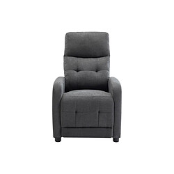 Avis Vente-Unique Fauteuil relax en tissu anthracite JARAMILO