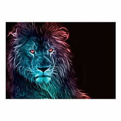 Paris Prix Papier Peint Abstract Lion Rainbow 105 x 150 cm