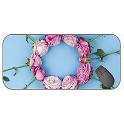 Universal (750x300x3) Pad de souris de jeu prolongé, fleur de fleur rose morte de vie mortelle professionnelle