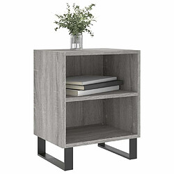 Avis Maison Chic Table de chevet, Table de Nuit pour chambre salon sonoma gris 40x30x50 cm bois d'ingénierie