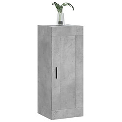 Acheter Maison Chic Armoire murale,Meuble de Rangement pour salon,cuisine gris béton 34,5x34x90 cm bois d'ingénierie -MN20981