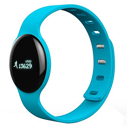 Wewoo Bracelet connecté bleu 0,68 pouces OLED Bluetooth Display Smart 4.0, podomètre de / rappel d'appel / suivi du sommeil / fonction de montre / anti-perdue, compatible avec iOS et Android système