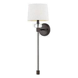 Elstead Lighting Applique avec abat-jour Harbour Bronze