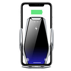 Chargeur de voiture sans fil, chargeur de voiture à charge rapide 15 W support de téléphone à serrage automatique compatible avec iPhone 11Pro/Max/XR/11/X/8, Samsung S10/S10+/S9/S9+/S8/S8 et bien d'autres 