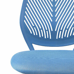 Acheter SoBuy FST64-BL Chaise de Bureau Ergonomique Fauteuil Pivotant Chaise pour Ordinateur Hauteur Réglable -Bleu (Bleu)