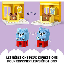 LEGO® DUPLO® 10414 Mes rituels quotidiens Le repas et le coucher pas cher