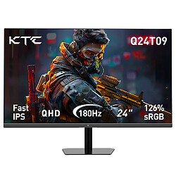 Moniteur de jeu KTC Q24T09, écran IPS rapide 24 pouces 2560*1440 16:9 