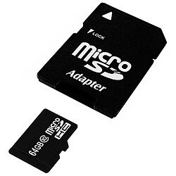 Avis Imro Carte Micro SD 64go Class 10 + adaptateur SD - Carte mémoire Maxflash