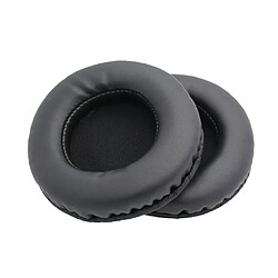 Coussinets d'oreille ronds de 90 mm, coussins, pièce de rechange pour casque noir