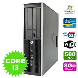 PC HP Compaq Elite 8100 SFF Intel Core I3-530 8Go Disque 500Go DVD WIFI W7 · Occasion 