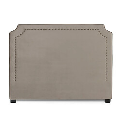 Tête de lit Diana Velours 160cm Taupe 