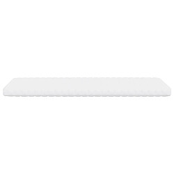 Avis vidaXL Matelas en mousse blanc 90x210 cm 7 zones dureté 20 ILD