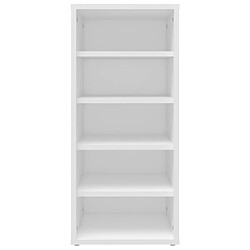 Acheter vidaXL Armoire à chaussures Blanc 31,5x35x70 cm Bois d'ingénierie