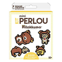 Graines Creatives Coffret perles à repasser - Rilakkuma 