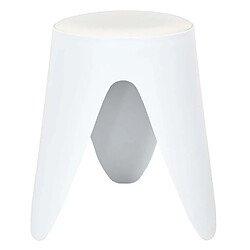 The Home Deco Factory Tabouret d'appoint empilable Emma - Blanc