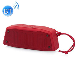 Wewoo Enceinte Bluetooth Haut-parleur portable extérieur avec fonction d'appel mains libres, support pour carte TF, USB, FM et AUX (Rouge)