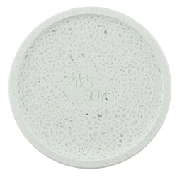 Acheter Porte-savon de salle de bain de diatomite terre porte-tapis dessous de plat rond vert