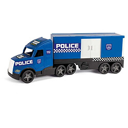 WADER 36200 Magic Truck Véhicule d'intervention de la Police avec Porte latérale, à partir de 3 Ans, env. 79 cm