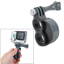 Wewoo Stabilisateur gris pour GoPro HERO4 / 3 + / 3/2/1 Poignée Doigts avec vis à oreilles 