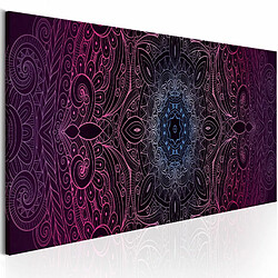 Paris Prix Tableau Imprimé Purple Mandala 45 x 135 cm 