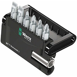 Coffret Bit-Check de 6 embouts mixte Z + porte-embouts magnétique WERA WERK 05056295001 