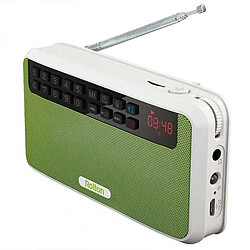 Yonis Mini Enceinte Bluetoothe Multifonction Haut Parleur Portable avec Microphone Intégré et Radio FM Mini Enceinte Bluetoothe Multifonction Avec Micro Intégré Et Radio FM Vert YONIS